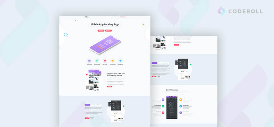 Sync - Landing Page Template