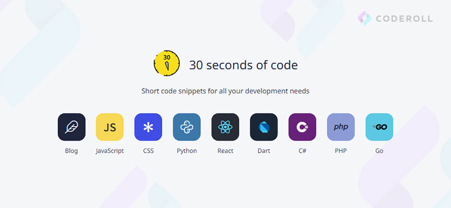 30 seconds of code