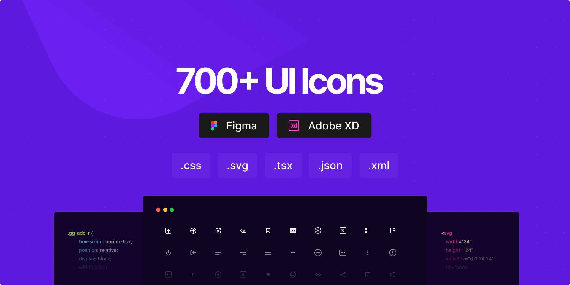 700+ UI Icons