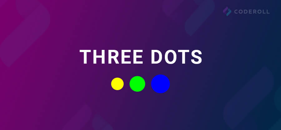Three Dots - набор загрузочных анимаций CSS
