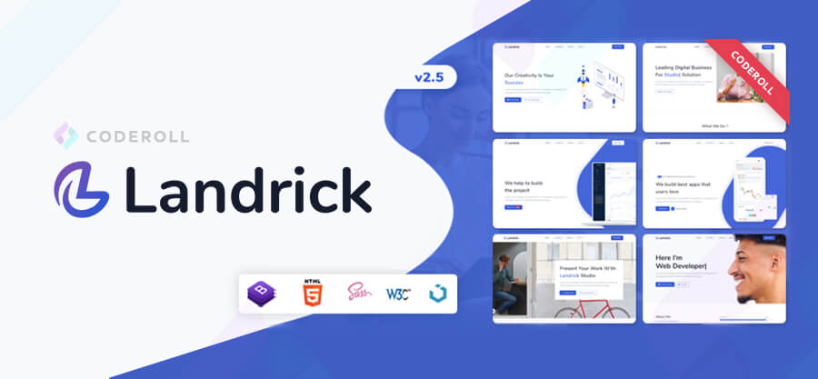 Landrick - Saas & Software Landing Template